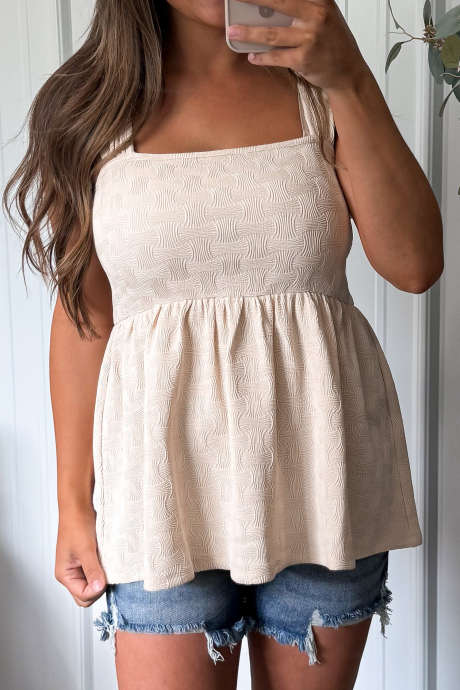 Beige top