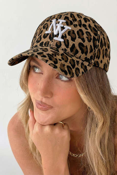 Thai Curry NY Leopard potiskana baseball tovornjaška kapa BH043683-P1717