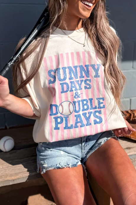 Bež /sunny-days-double-plays-graphic-tee-on-ivory