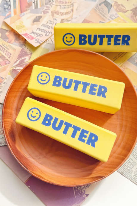 Gult smilefjes smørbar langsom rebound stresslindrende leketøy