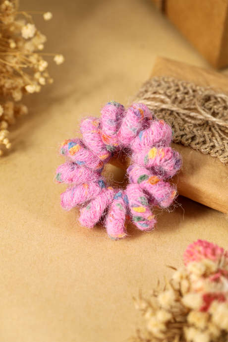 Bonbon Melange Plush Coil Hair Tie BH043717-P3010