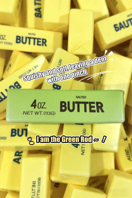 Lysegrønn PU-smørbar med langsom rebound-dekompresjonsleke