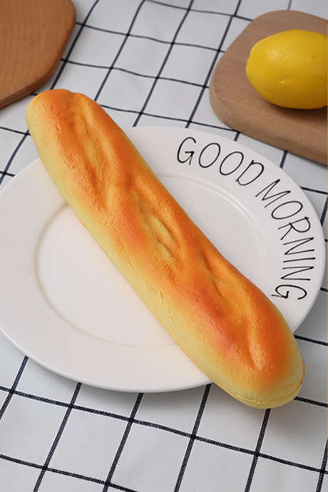 Russet Orange Fransk Baguette Simuleringsbrød Stresslindrende Leke BH052125-P7014