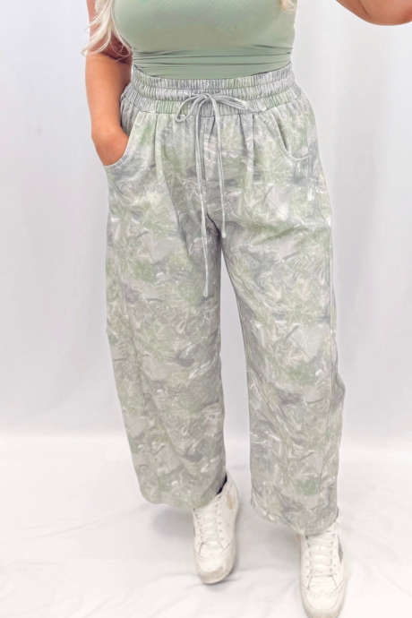 Green Marsh Muse Barrel Joggers