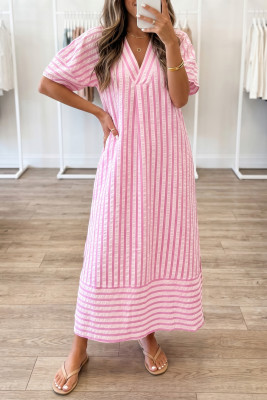 bulk maxi dresses maxi dress for evening party Elegant Wholesale Maxi Long Evening Dresses With Double V-Neck