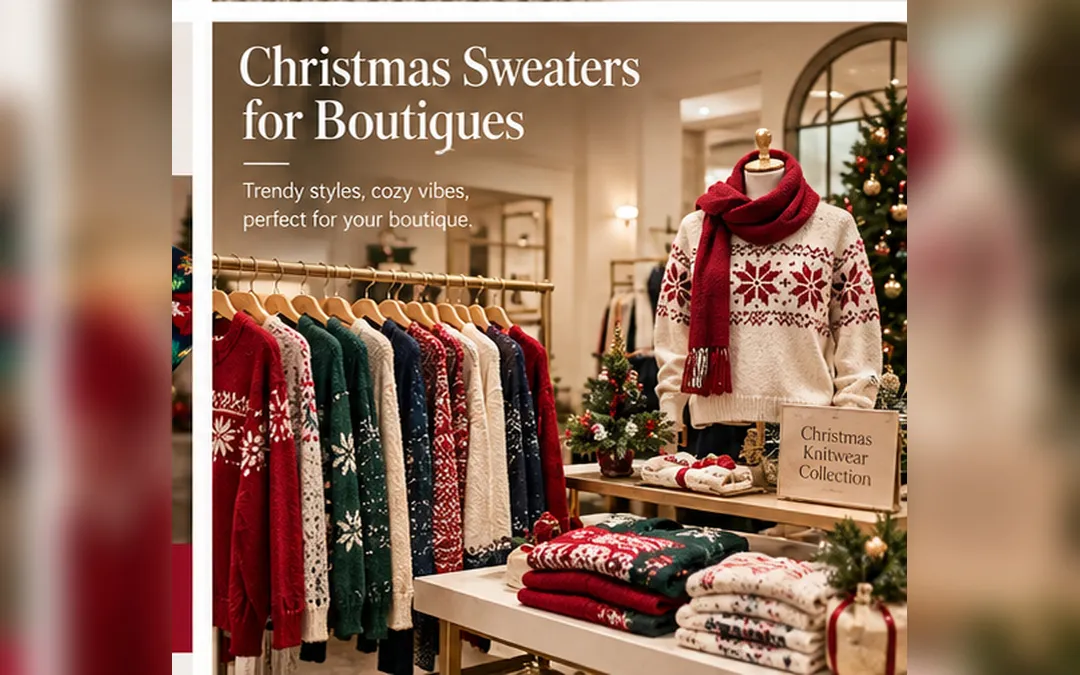 Christmas sweaters for boutiques
