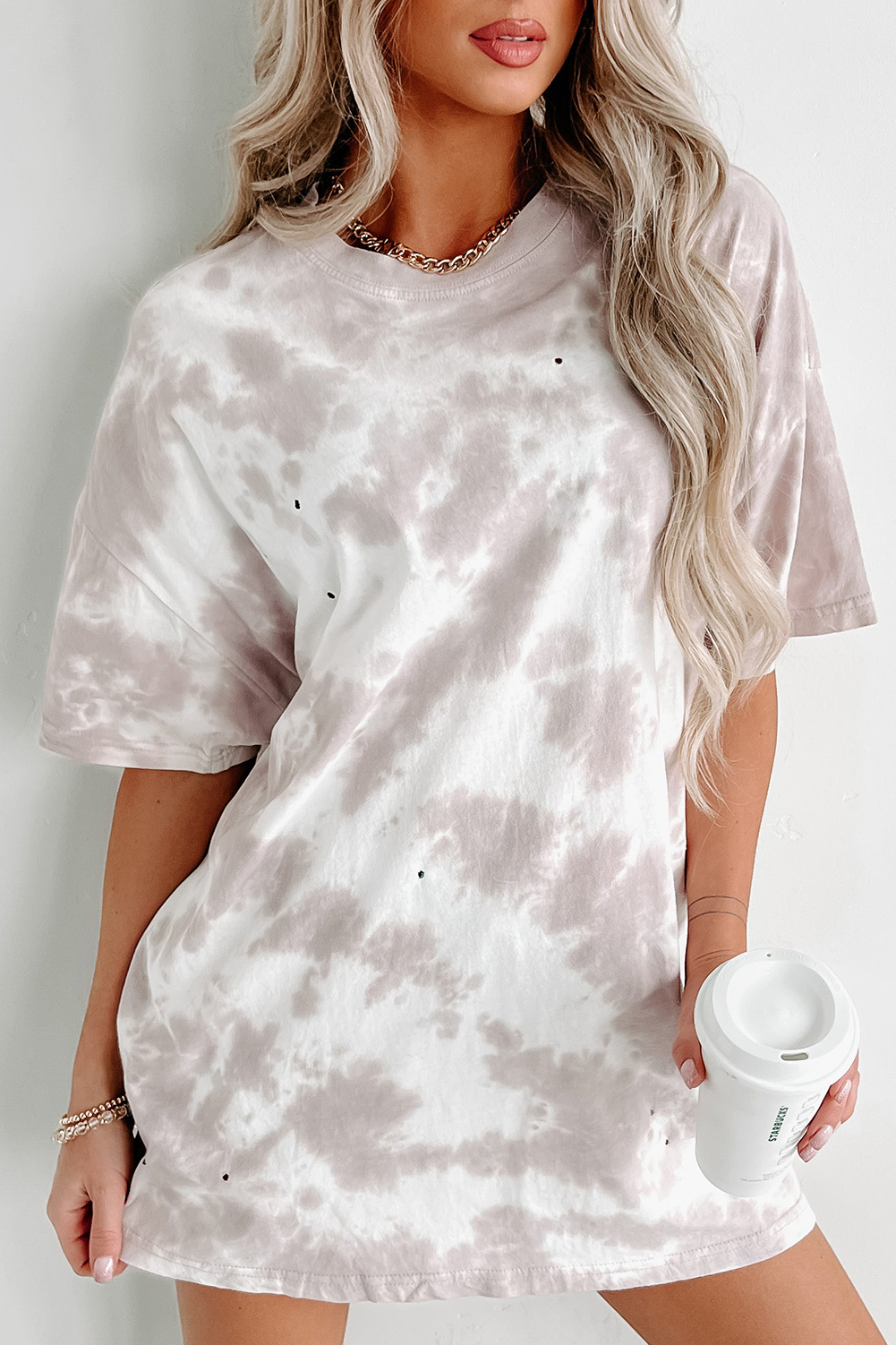 tie dye sleep shirt
