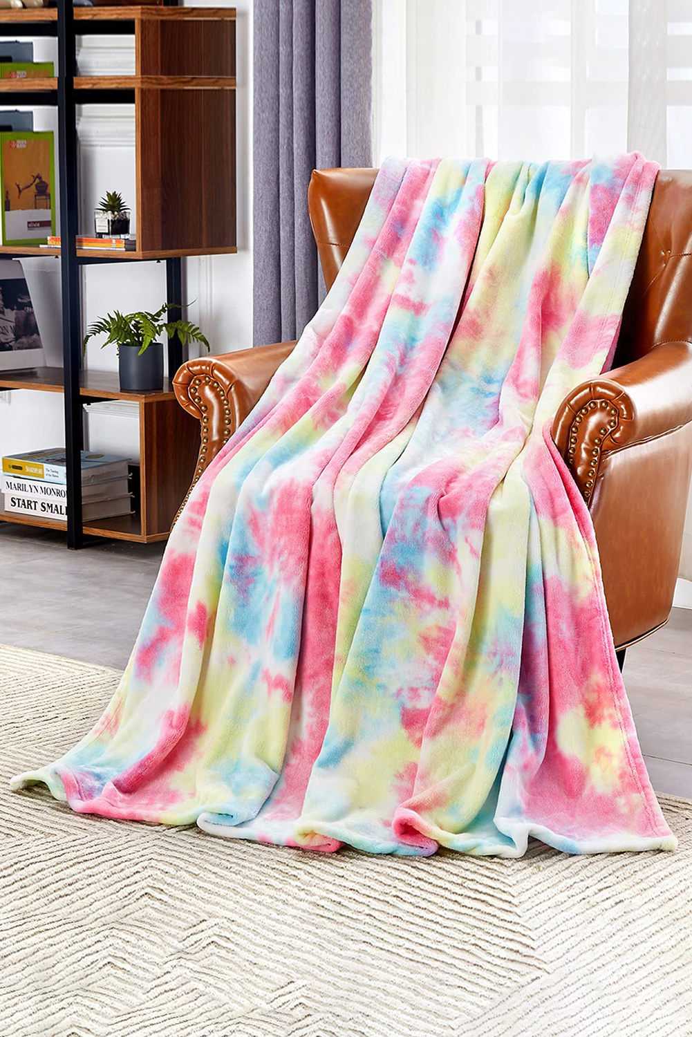  10.47 Multicolour TieDye Blanket 150*200cm