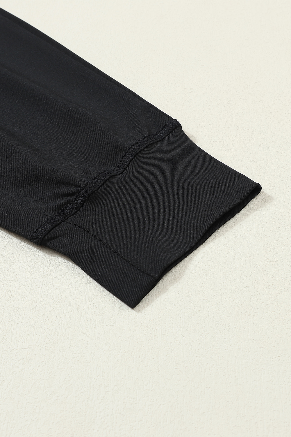 $ 8.55 - Black Drawstring Waist Pocketed Joggers - ds.dear-lover.com