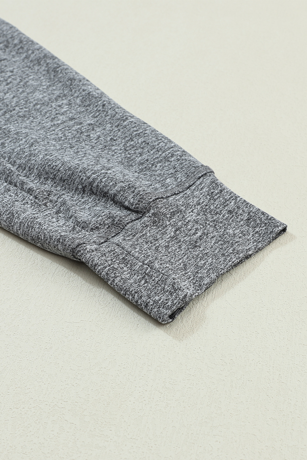 Gray Drawstring Elastic Waistband Pocketed Joggers view 7