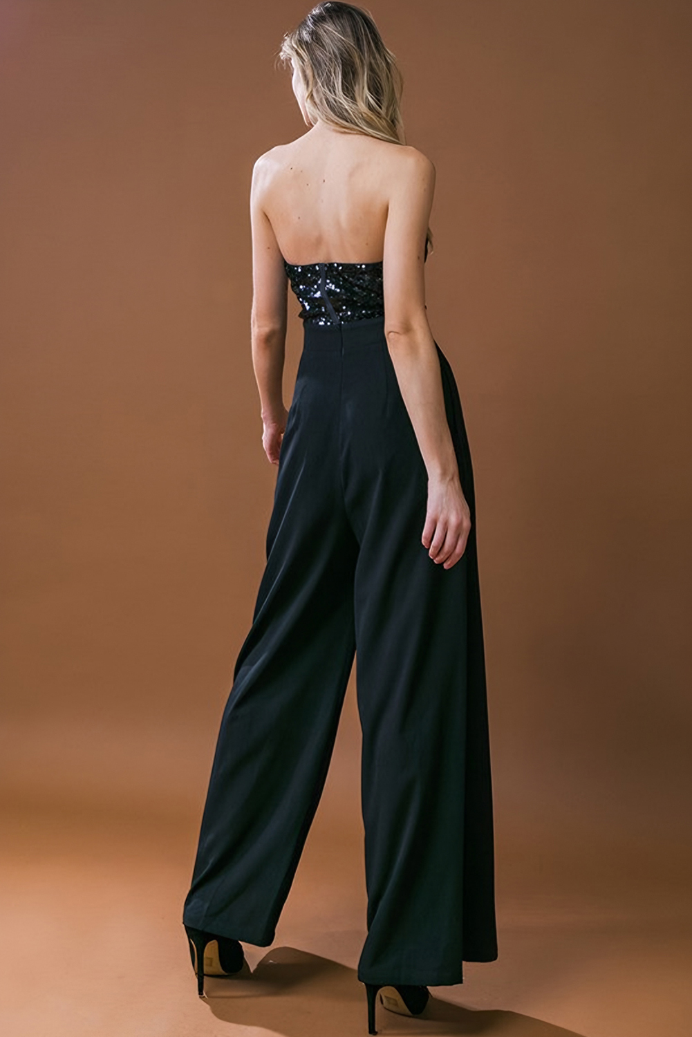 Tube Sleeveless Wide Leg Jumpsuit main image 1