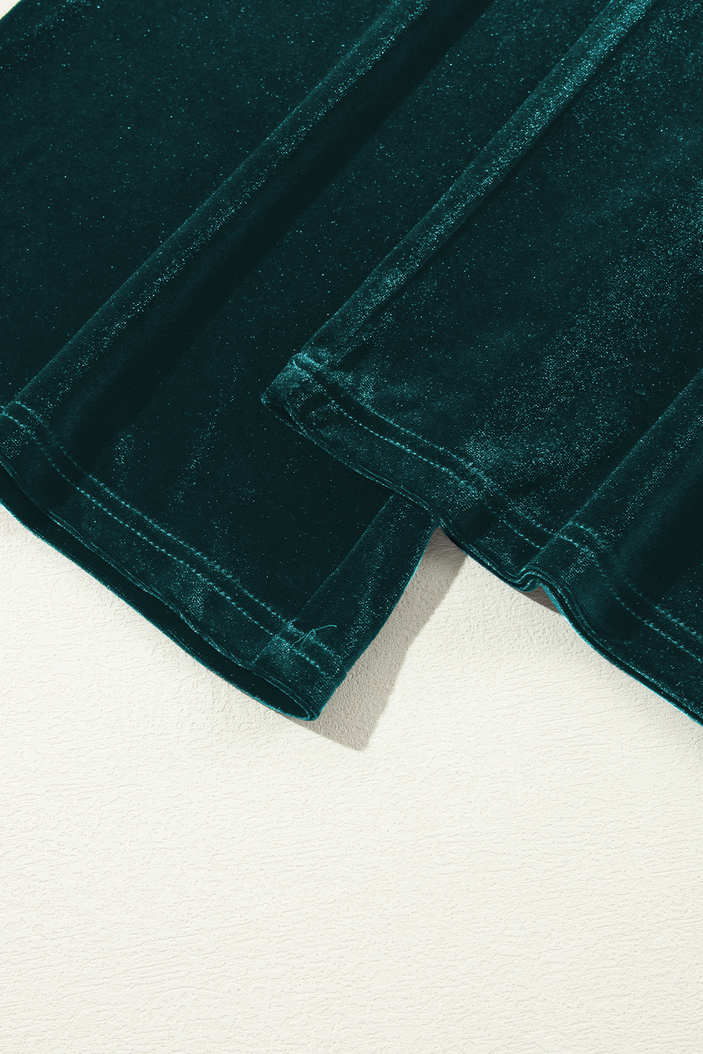 Evergreen Solid Drawstring Waist Wide Leg Pants view 18