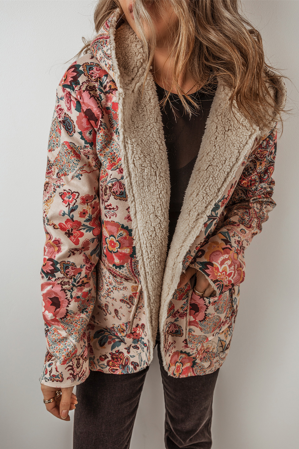 PAISLEY SHERPA JACKET
