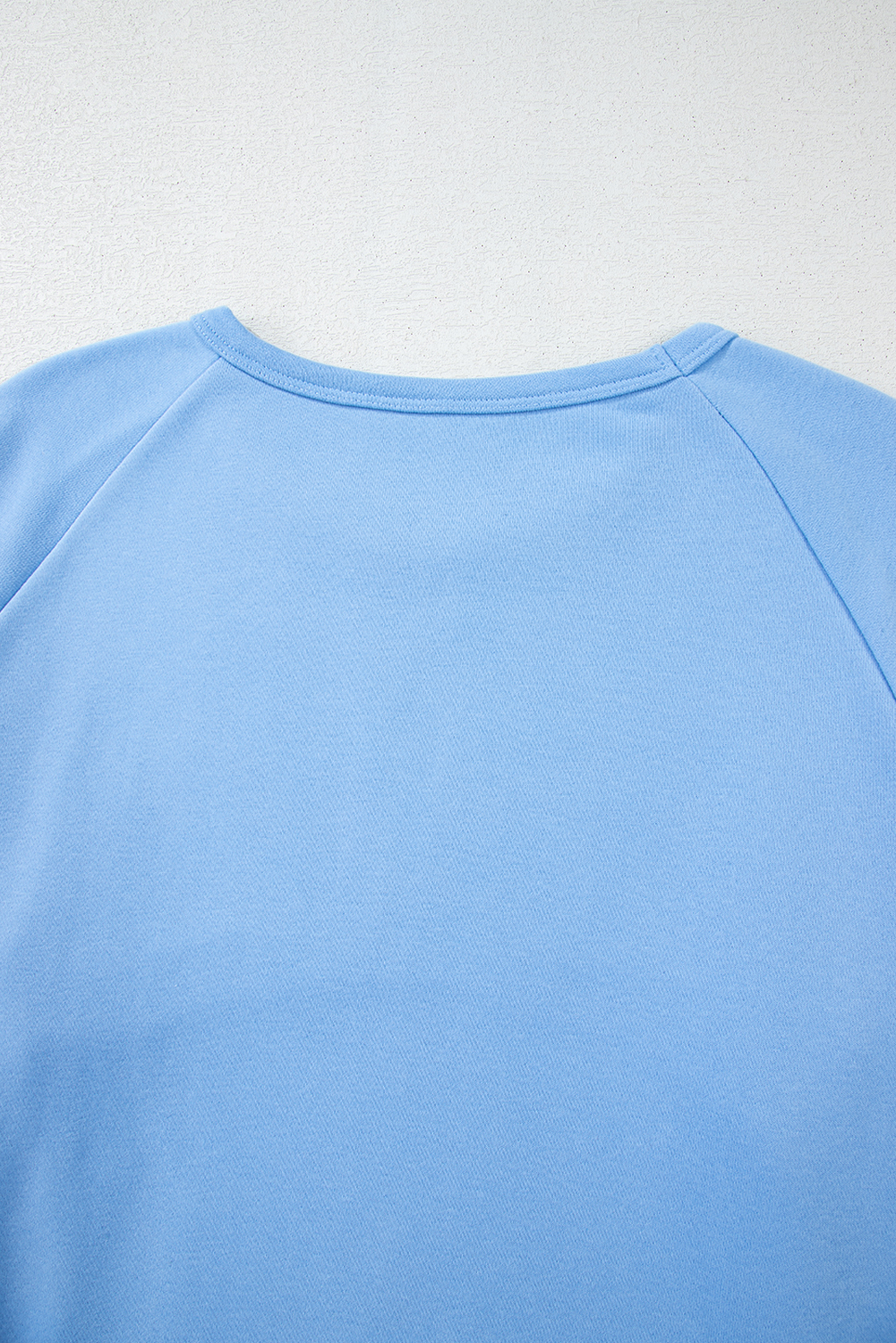 Beau Blue Accent Pullover and Shorts Two Piece Casual Set