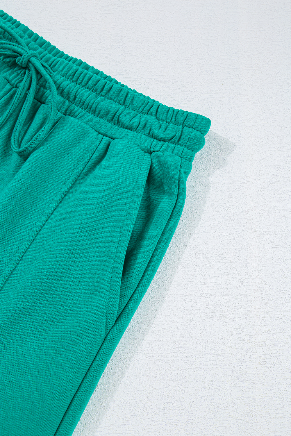 Solid Color Pullover Top and Cargo Pants Set view 15
