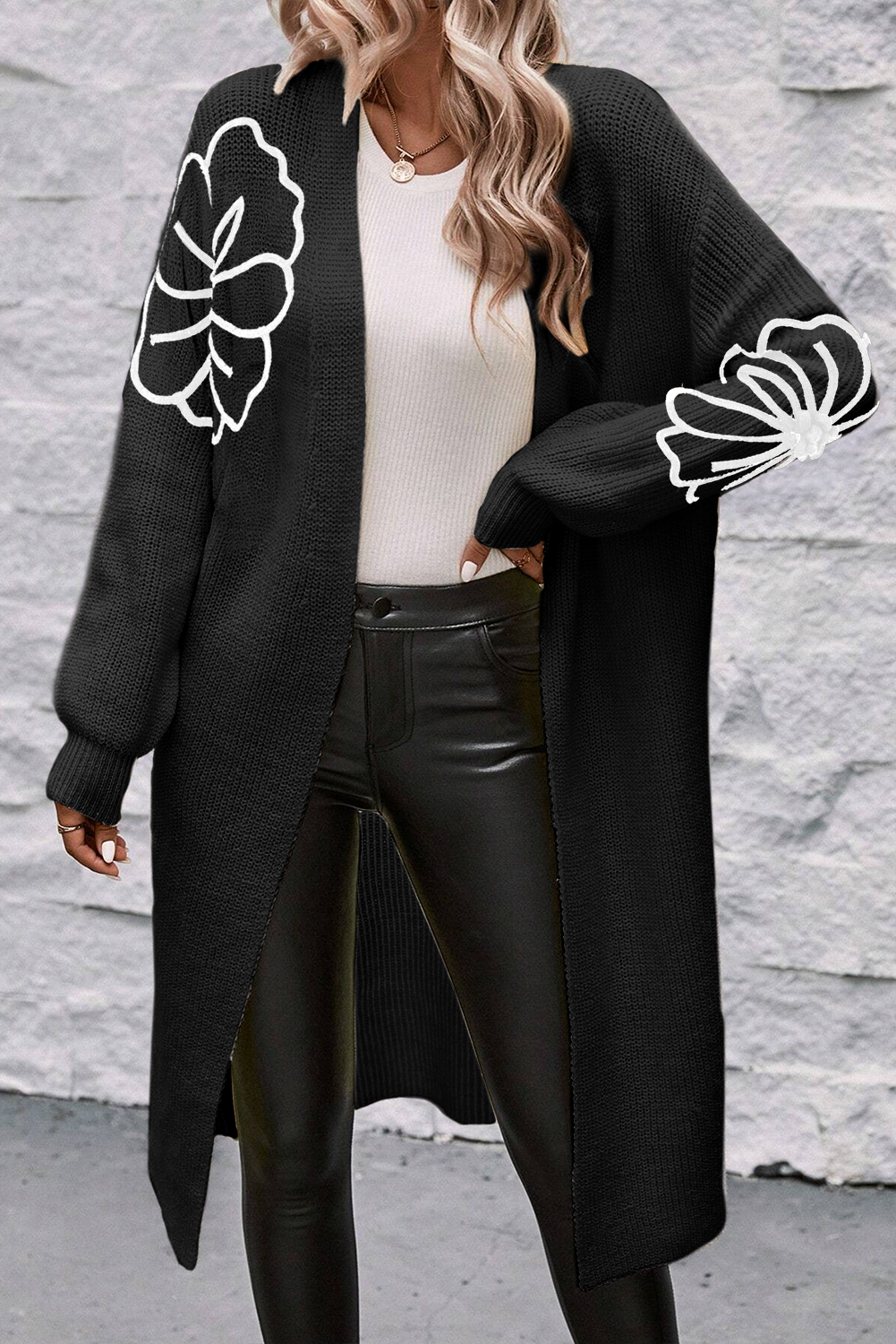 •I DREAM IN FLOWERS• duster style bamboo cardigan