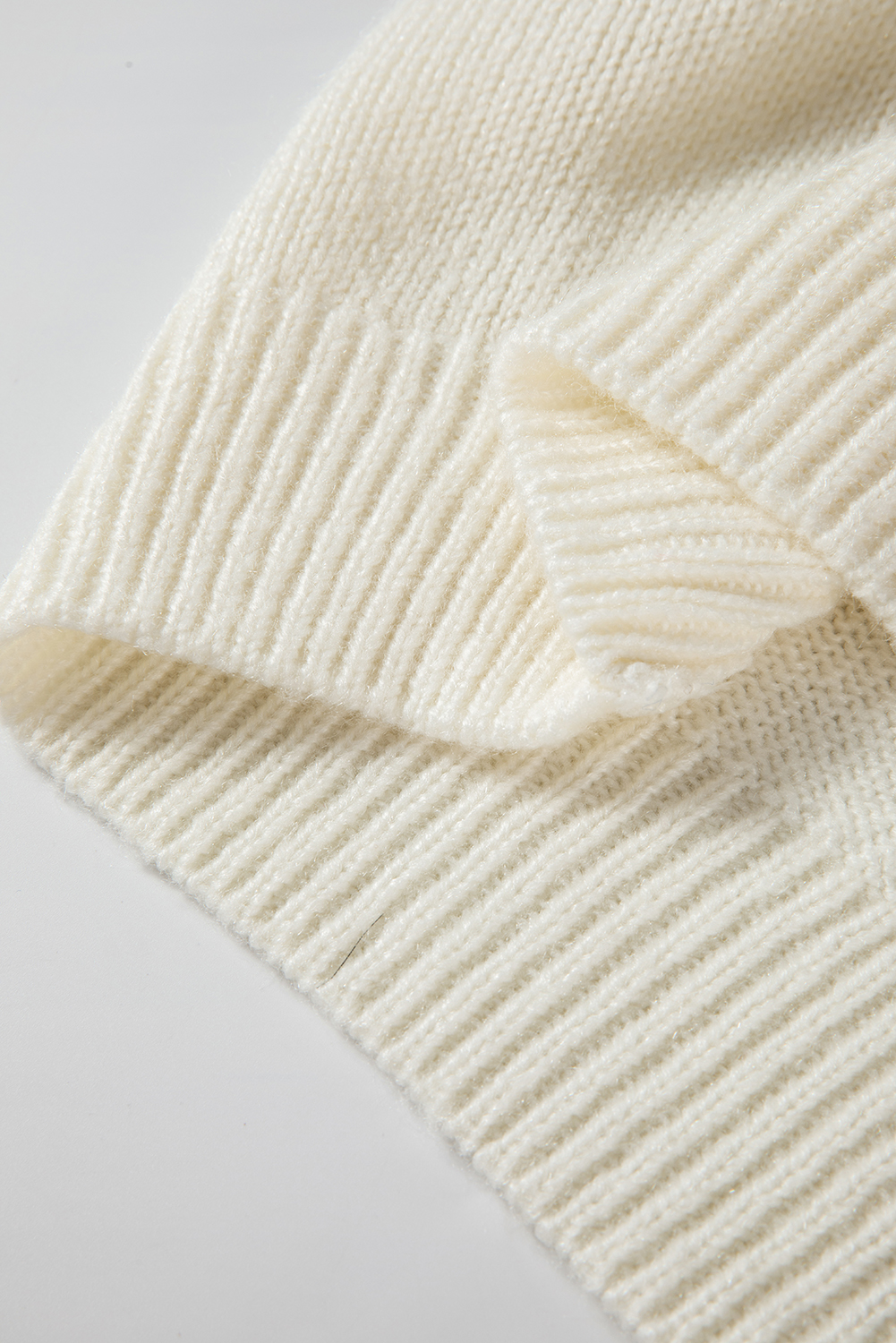 White Snowflake Christmas Tunic Sweater view 21