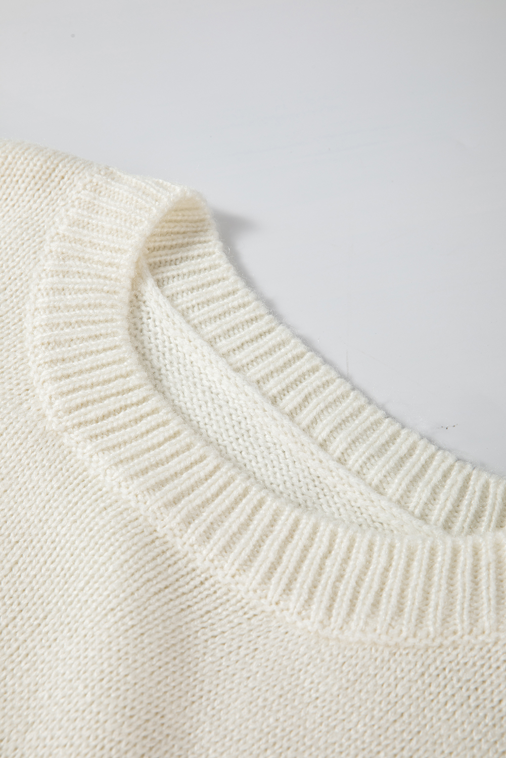 White Snowflake Christmas Tunic Sweater view 18