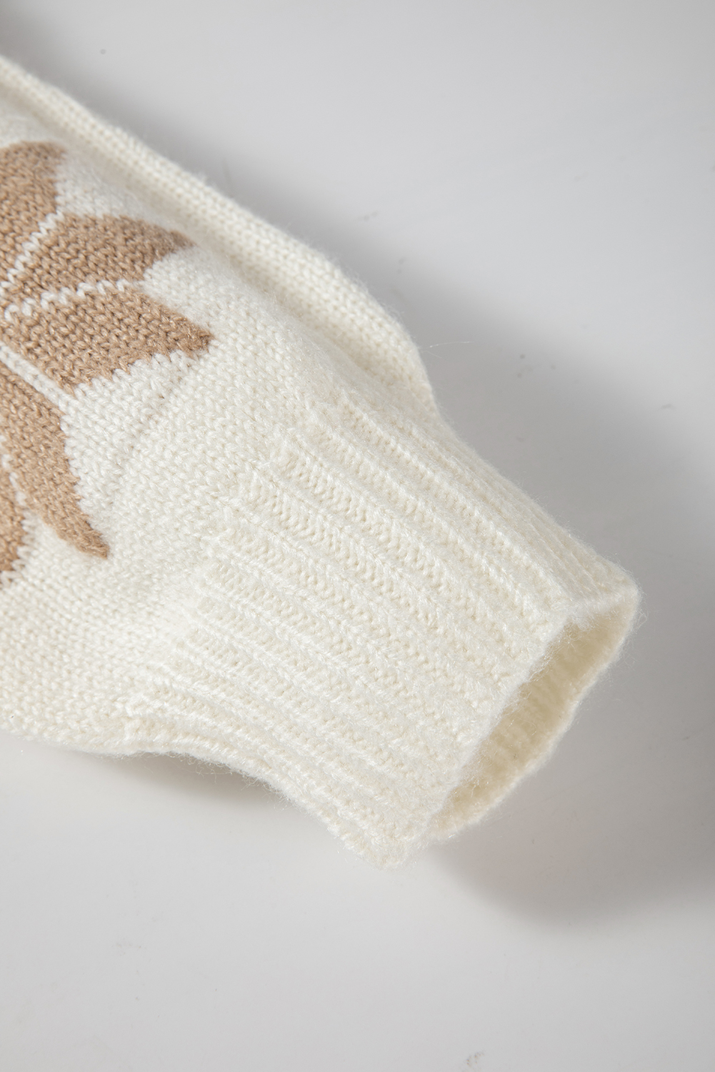 White Snowflake Christmas Tunic Sweater view 17