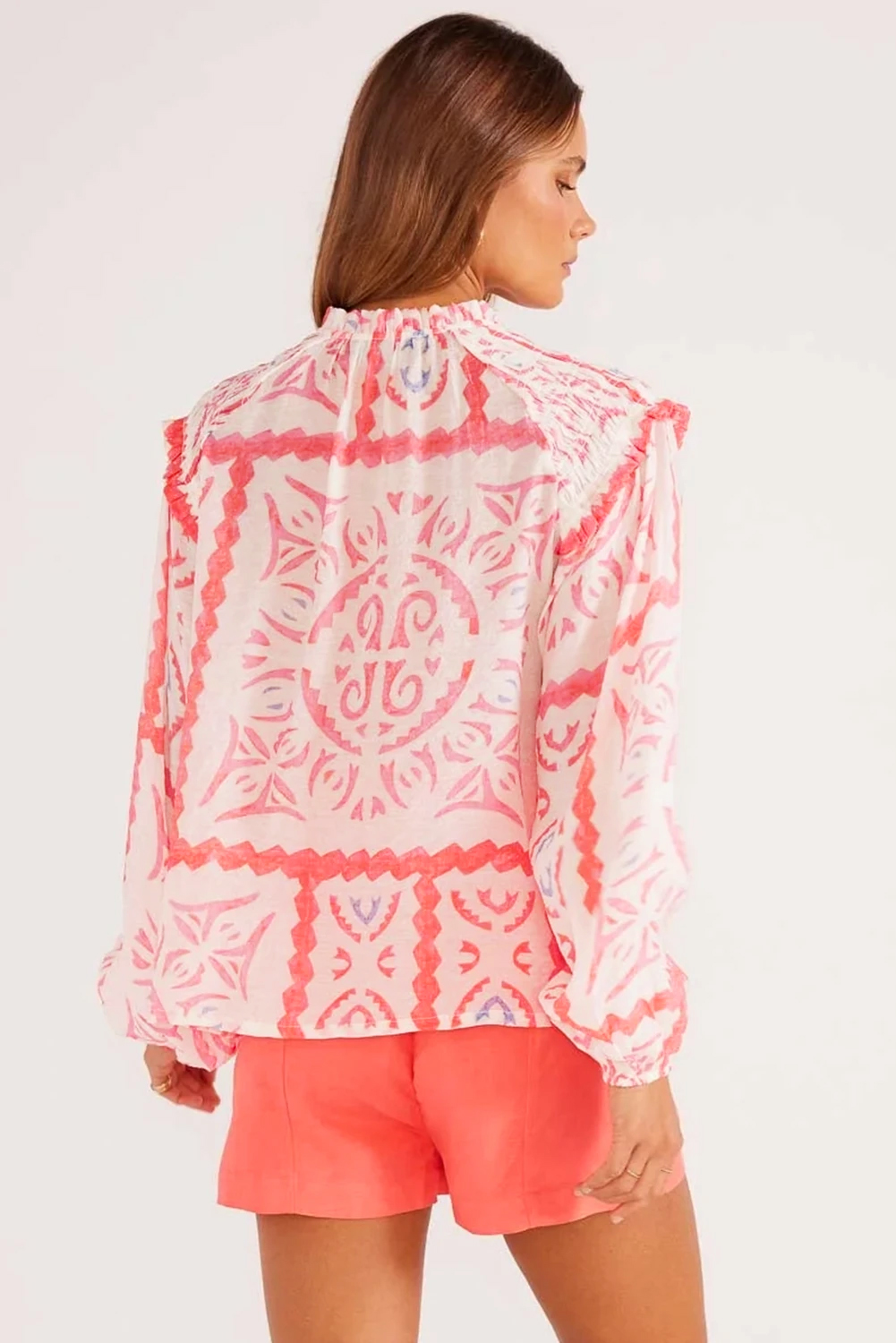 'Desert Snow Pea' Shirt Blouse