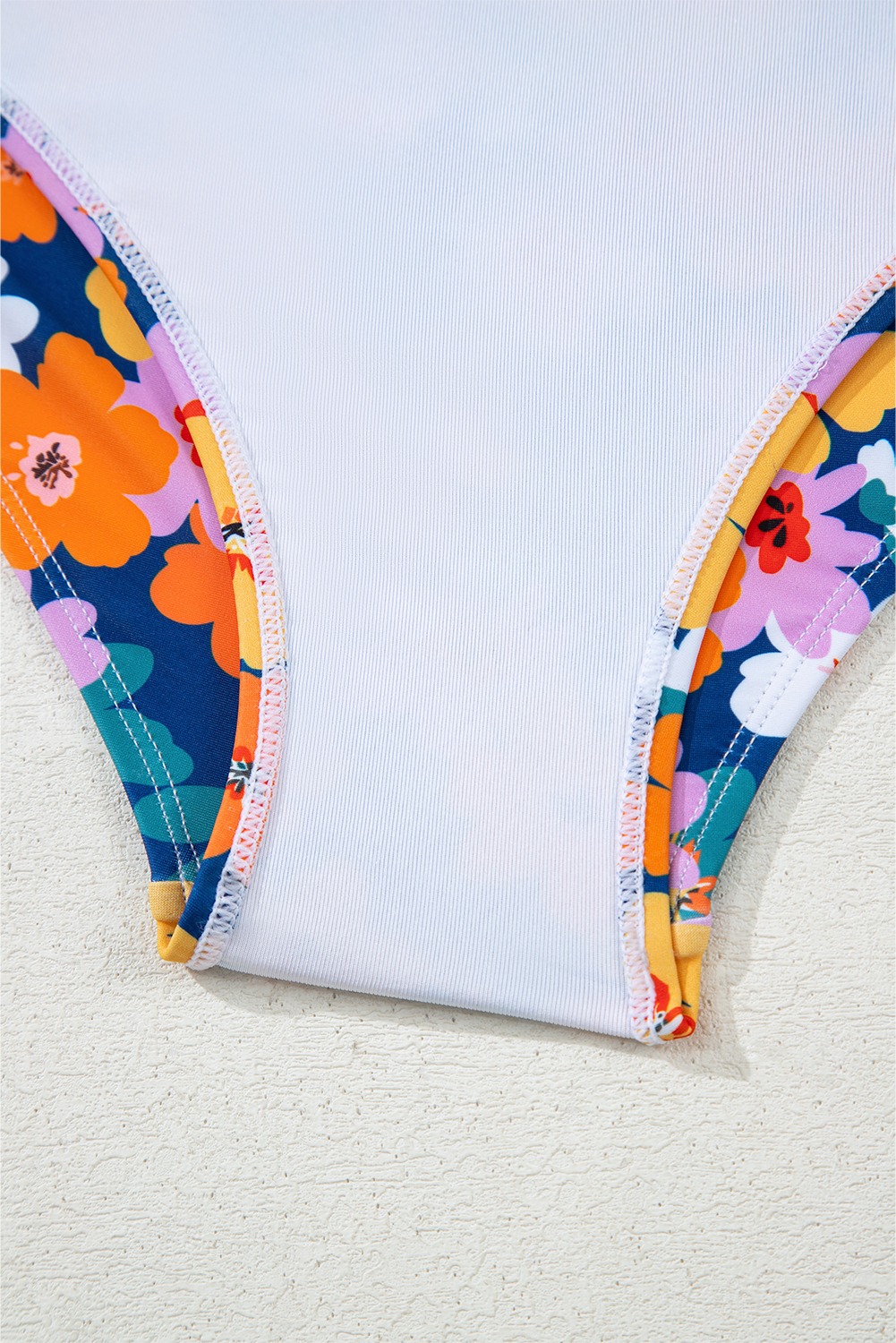 Dearlove Green Floral Print Racerback Cutout High Waist 2pcs Bikini view 19