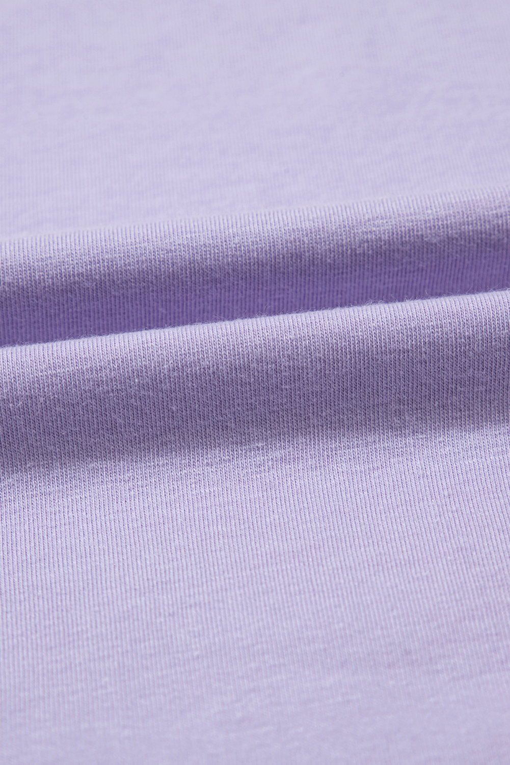 Purple Color Block Patchwork Half Sleeve Oversized T Shirt