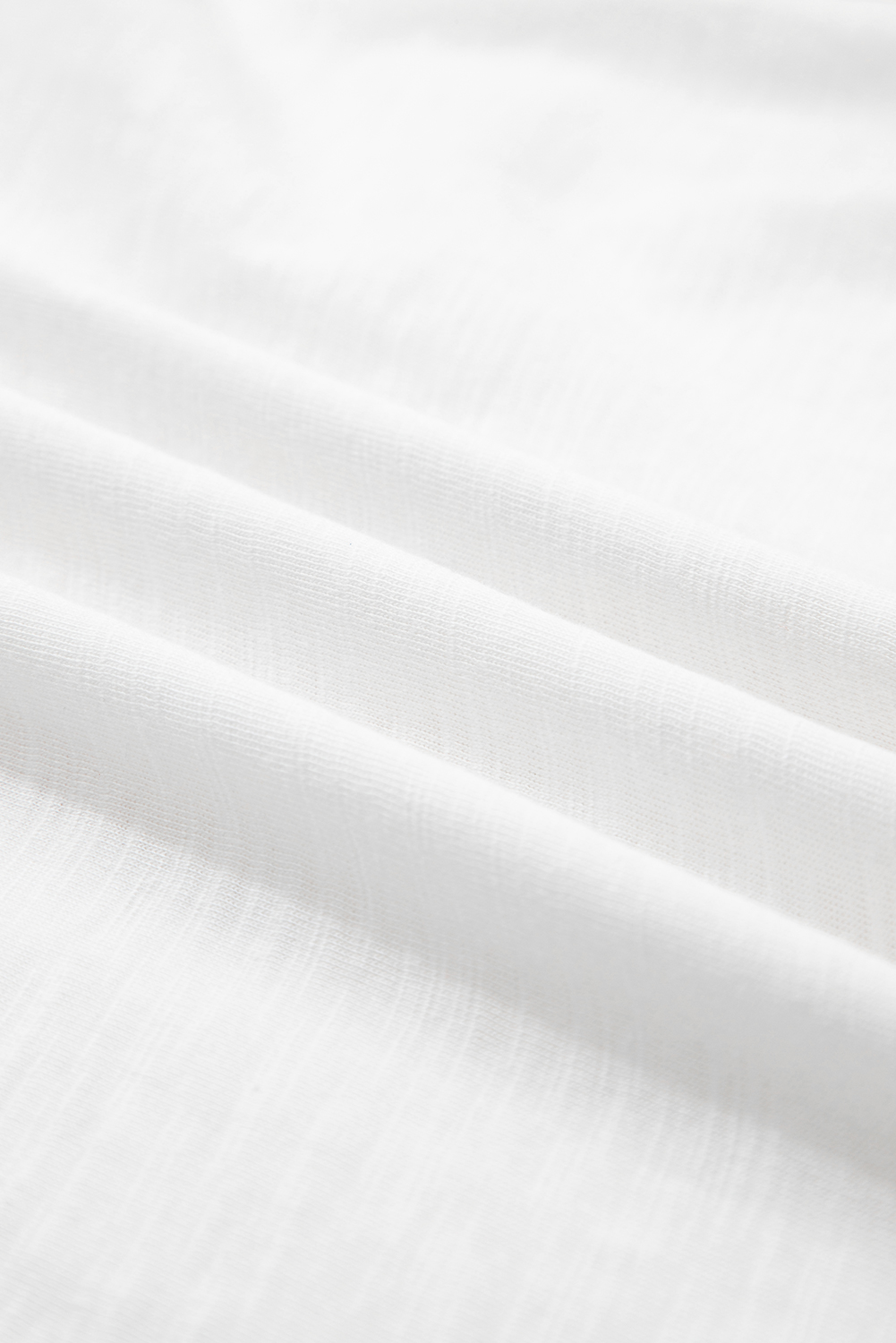 White Layered Ruffle Short Sleeve Round Neck Top