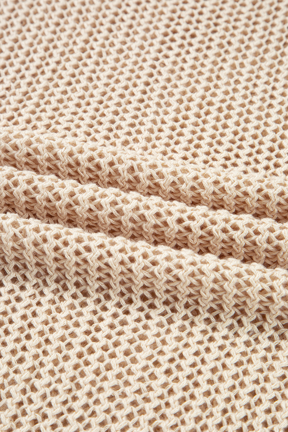 Smoke Gray Crochet Hollow-out Jumper Top Sweater view 23