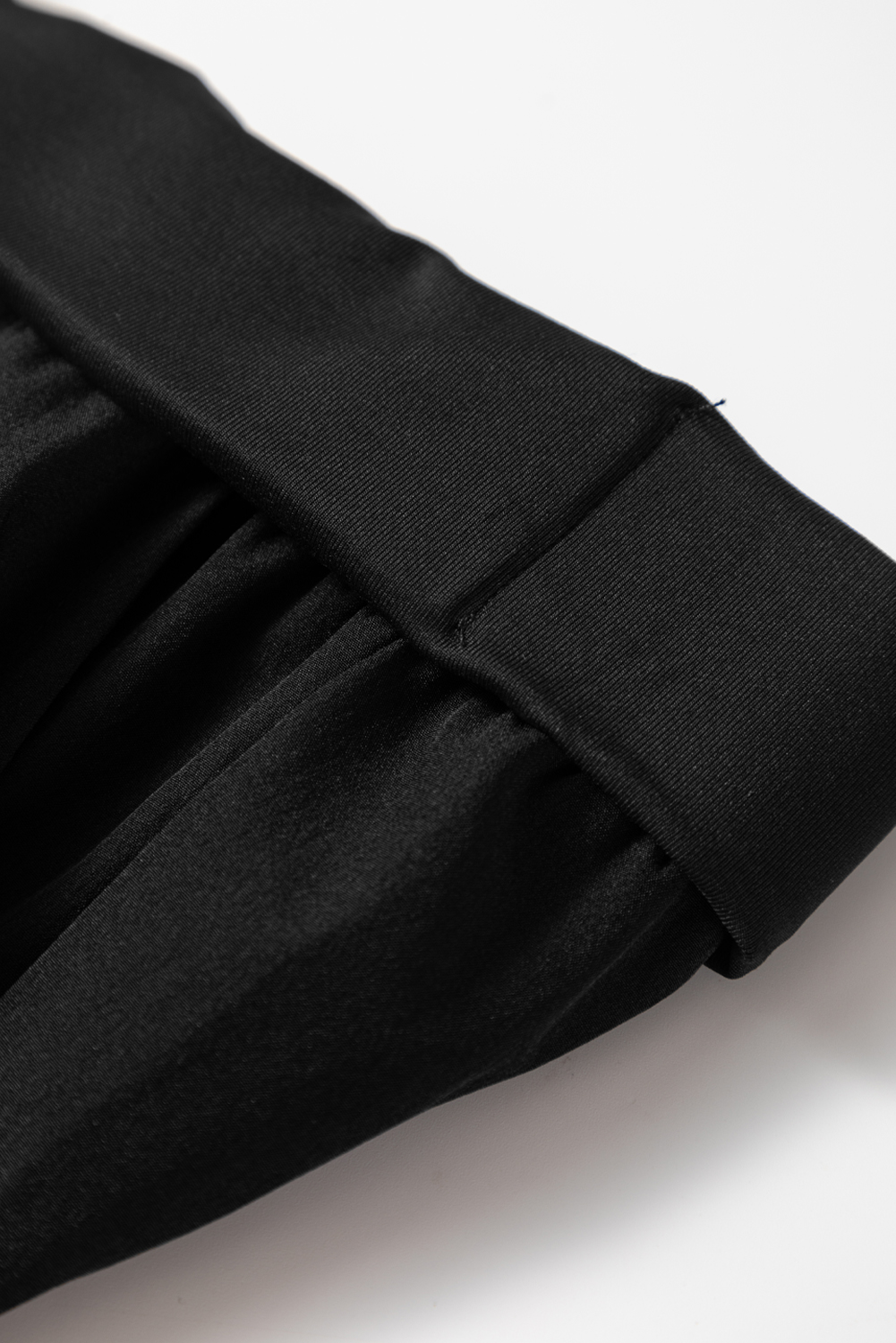 Black Elastic High Waist Pocketed Cargo Jogger Pants view 12