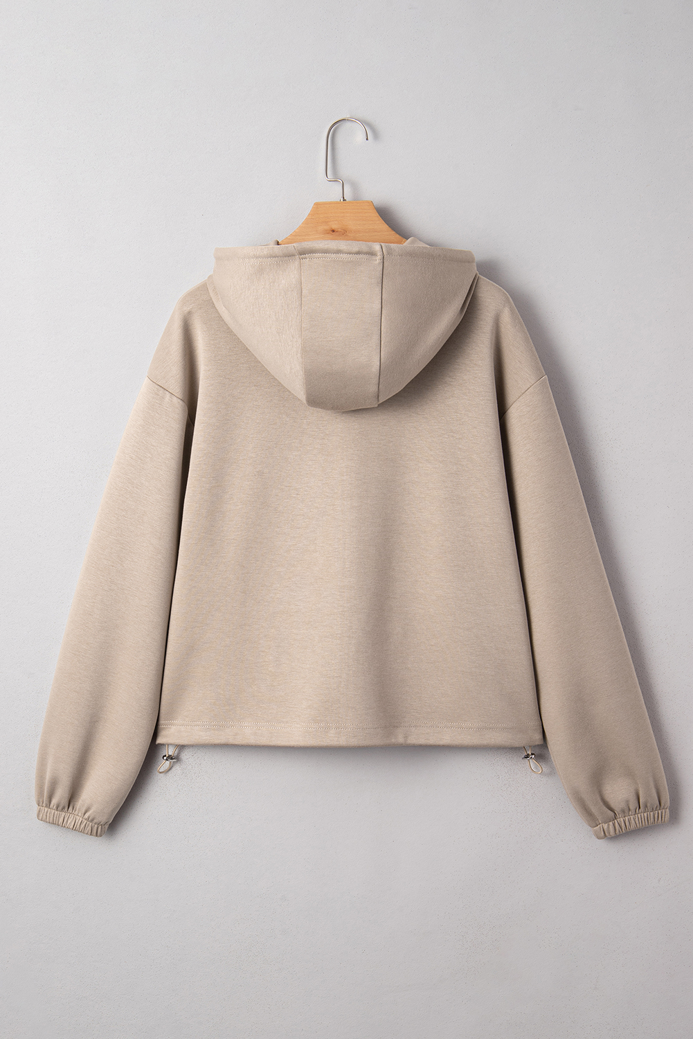 Goat Contrast Bow Embroidered Zip Up Jacket Hoodie view 13
