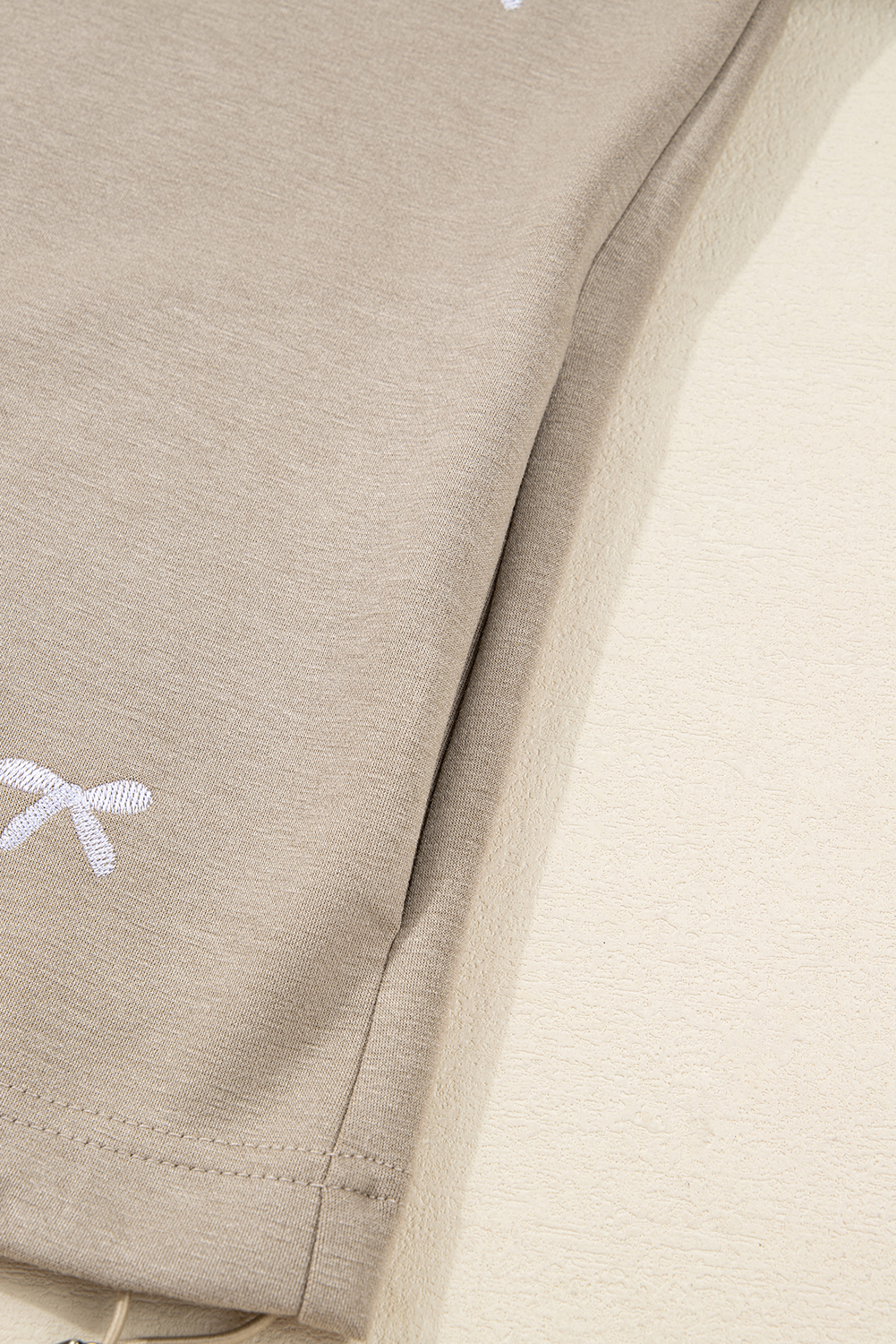 Goat Contrast Bow Embroidered Zip Up Jacket Hoodie view 18