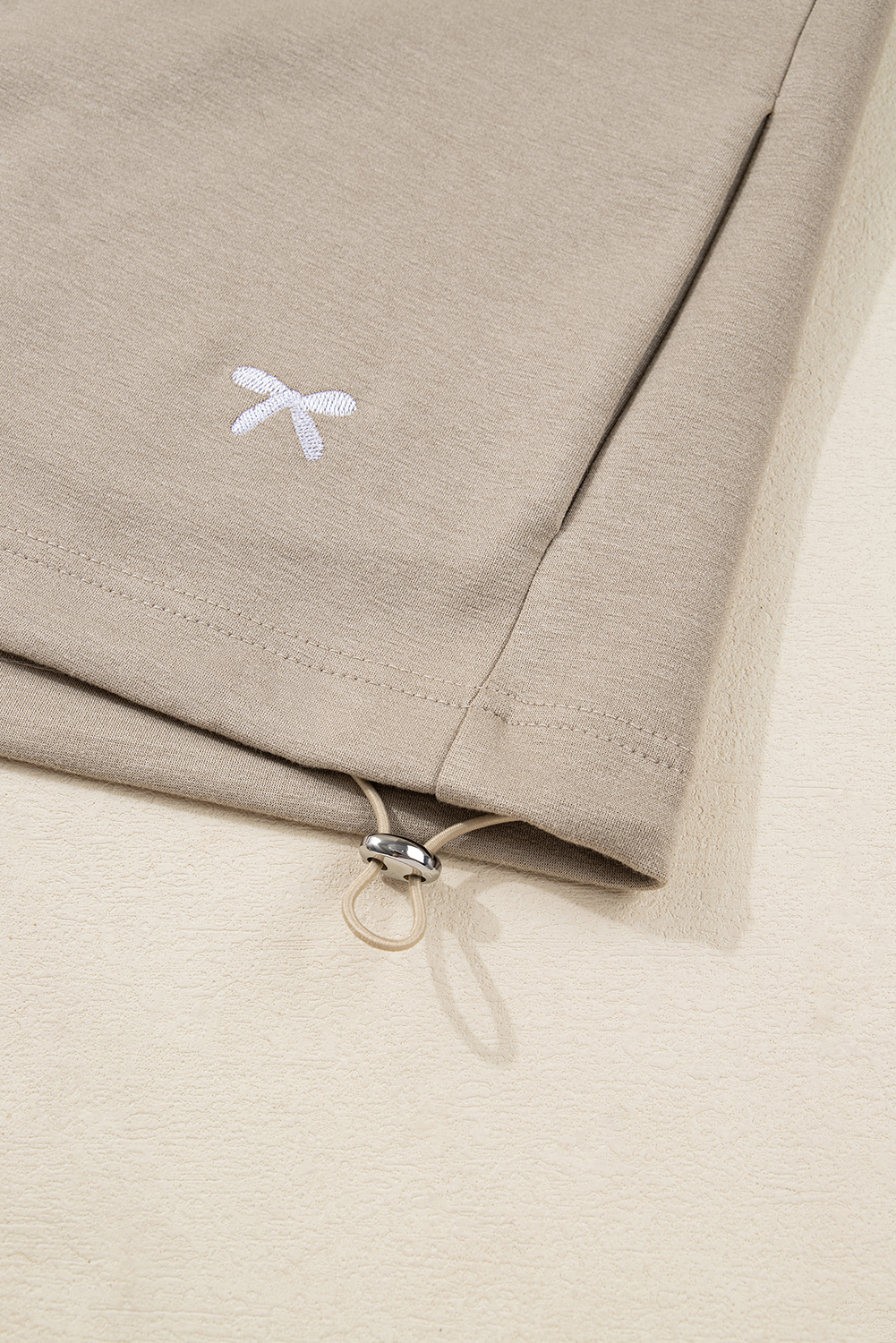 Goat Contrast Bow Embroidered Zip Up Jacket Hoodie view 17