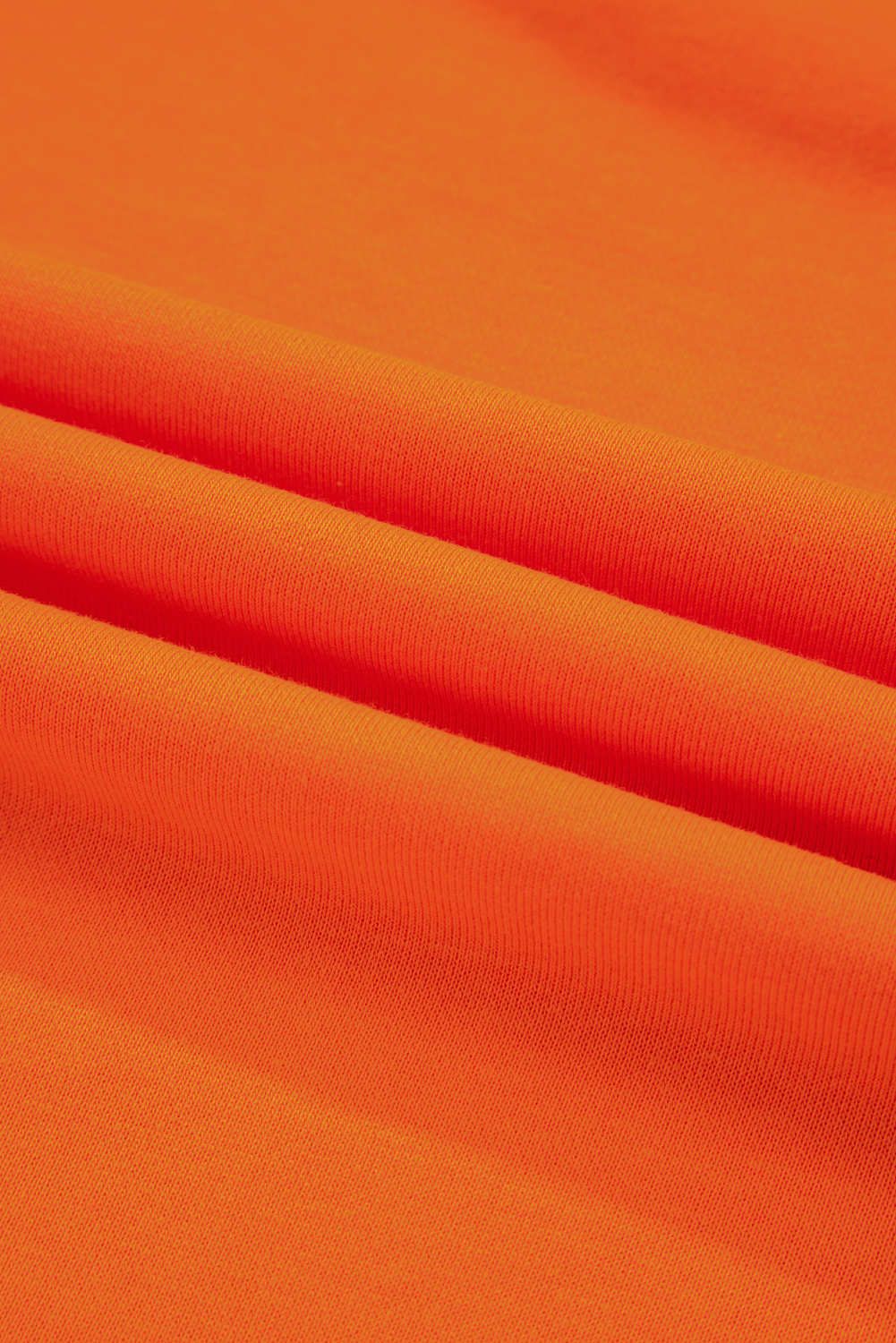 Orange Varsity Stripe Detail Drop Shoulder Pullover Mini Skort Set view 15