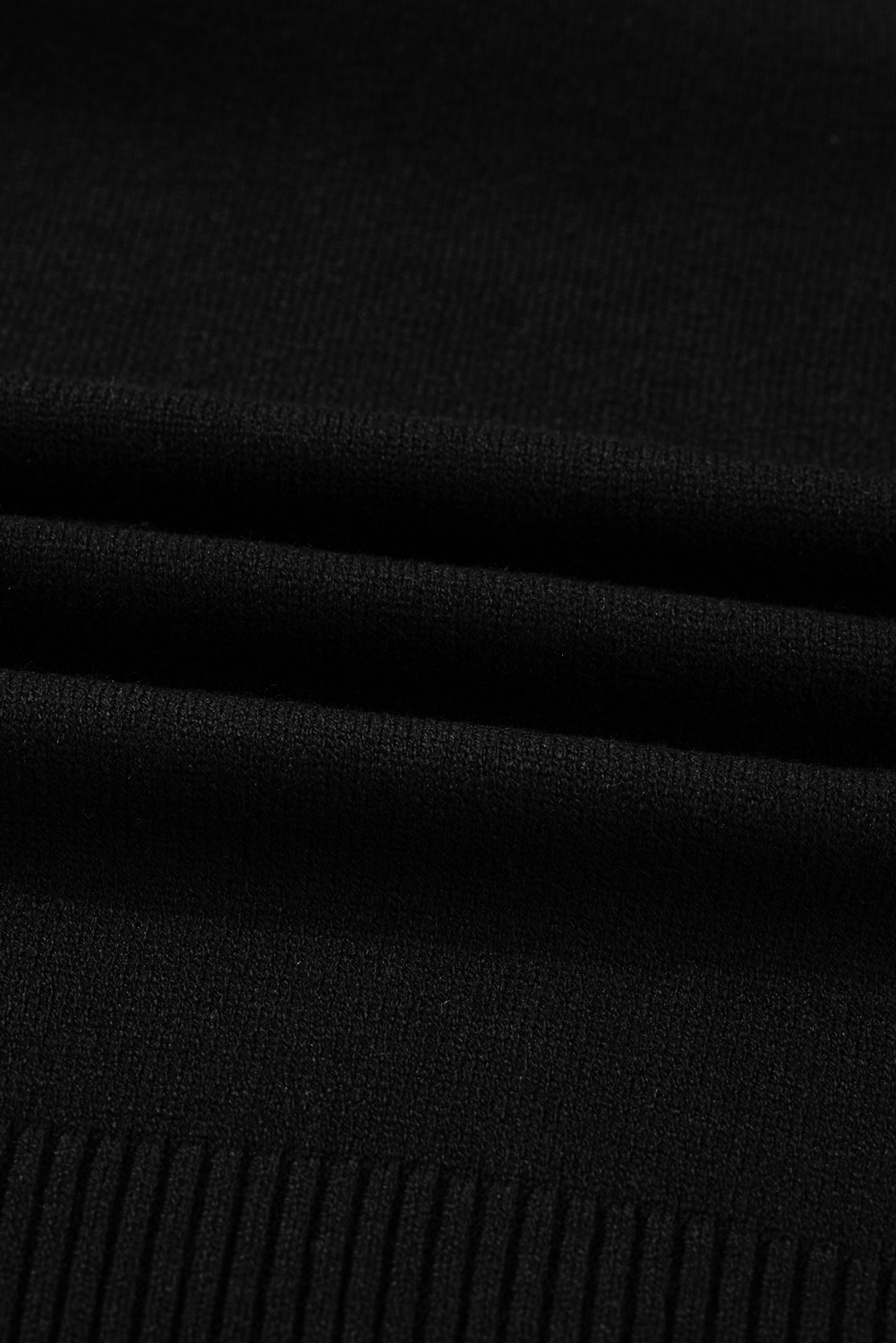 Black Contrast Trim Big Bow Accent Holiday Cropped Sweater view 18