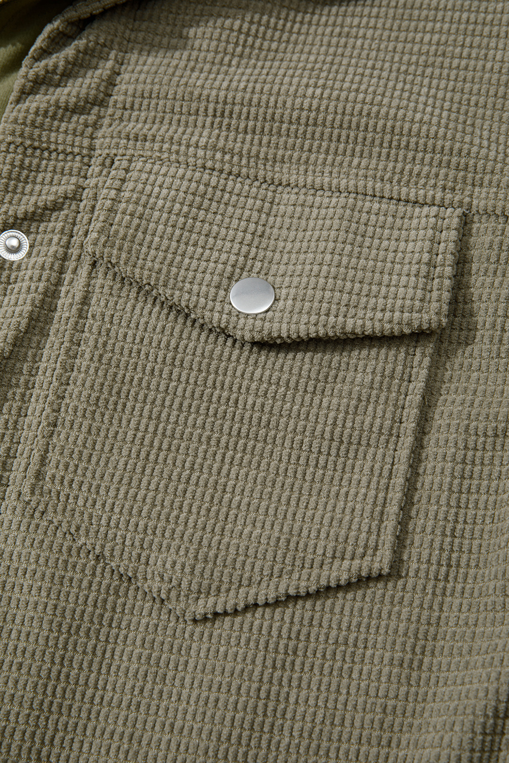Laurel Green 2 in 1 Thermal Knit Textured Hooded Jacket view 15
