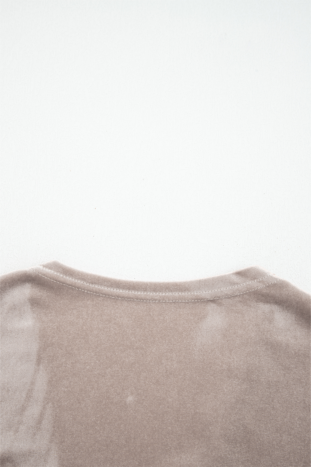 Smoke Gray 3/4 Sleeve Open Front Velvet Kimono view 8