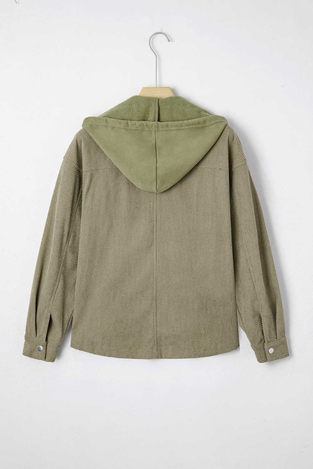 Laurel Green 2 in 1 Thermal Knit Textured Hooded Jacket view 12