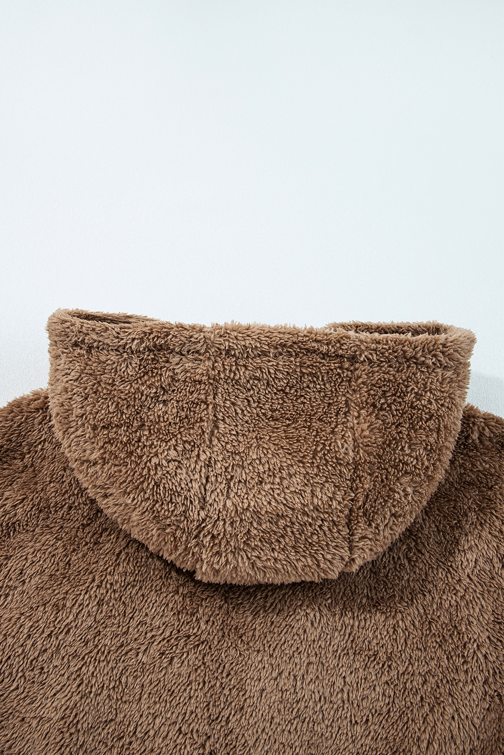 Parchment Zip Up Hoodie Drawstring Shorts Sherpa 2pcs Outfit view 10