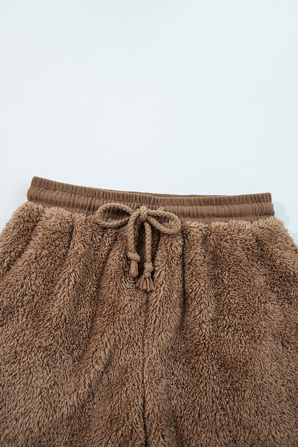 Parchment Zip Up Hoodie Drawstring Shorts Sherpa 2pcs Outfit view 16