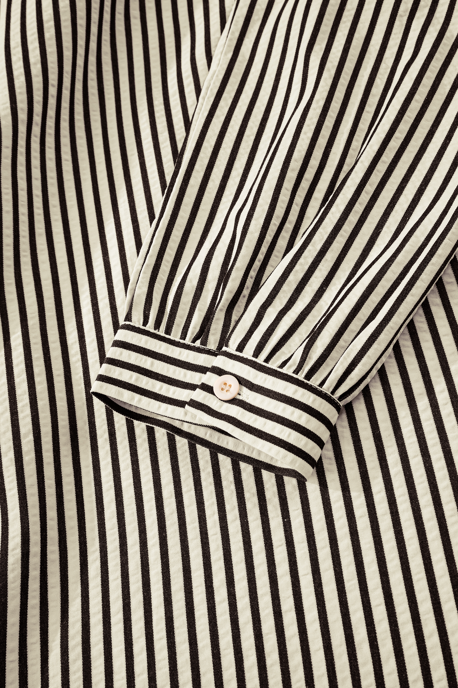 Black Stripe V Neck Zip Front Cinched High Waist Midi Dress view 20