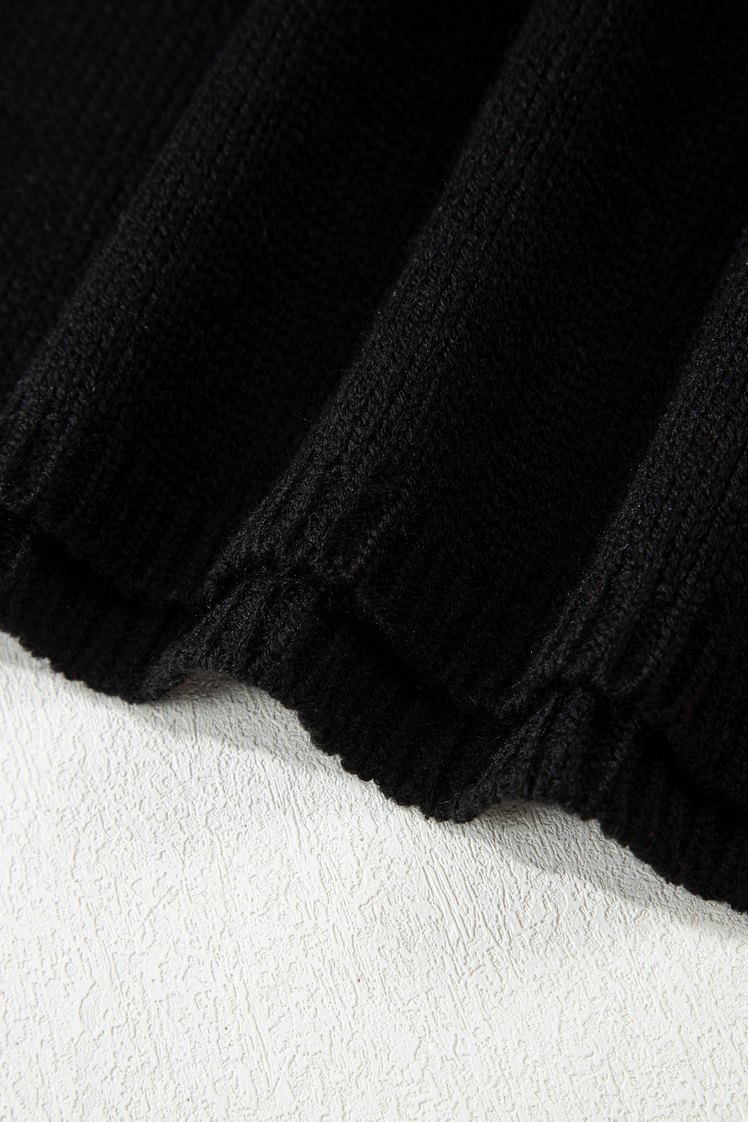 Black Bow Backless Bubble Sleeve Sweater view 8