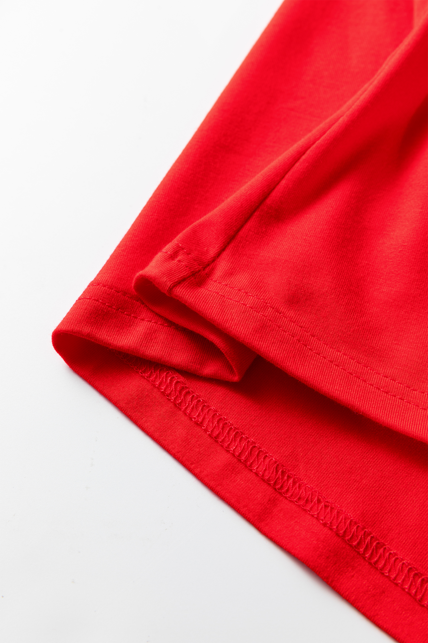 Fiery Red Foldover Off Shoulder Long Sleeve Slim Top view 20