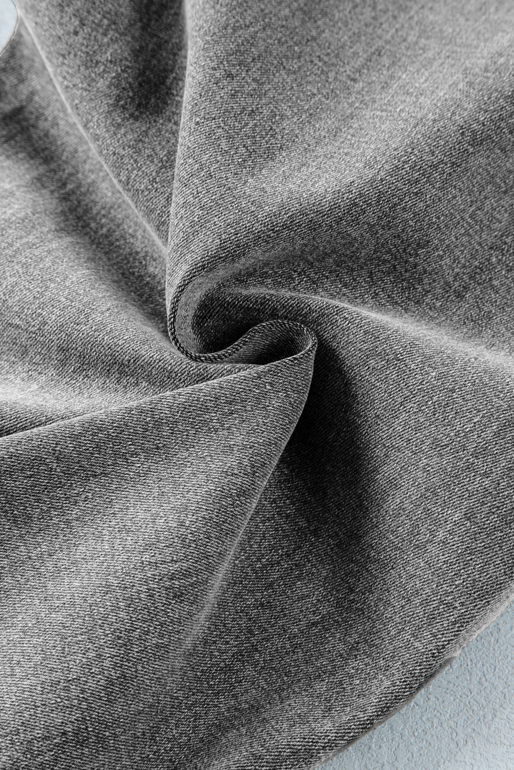 Gray Raw Hem Straight Leg Loose High Waist Jeans view 17