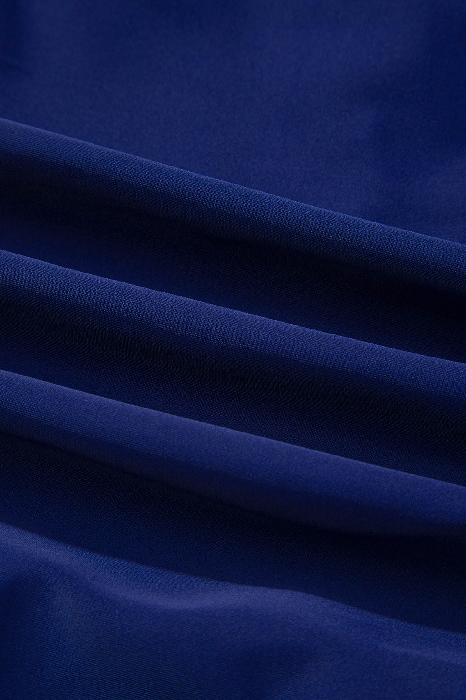 Navy Blue Color Block Detail Adjustable Straps One Piece Swimsuit view 14