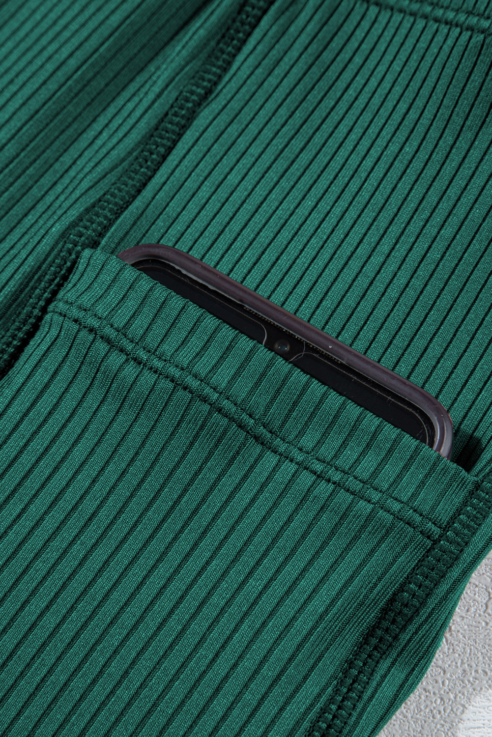 Skobeloff Plus Size Ribbed Contrast Trim Adjustable Straps 2pcs Swimsuit