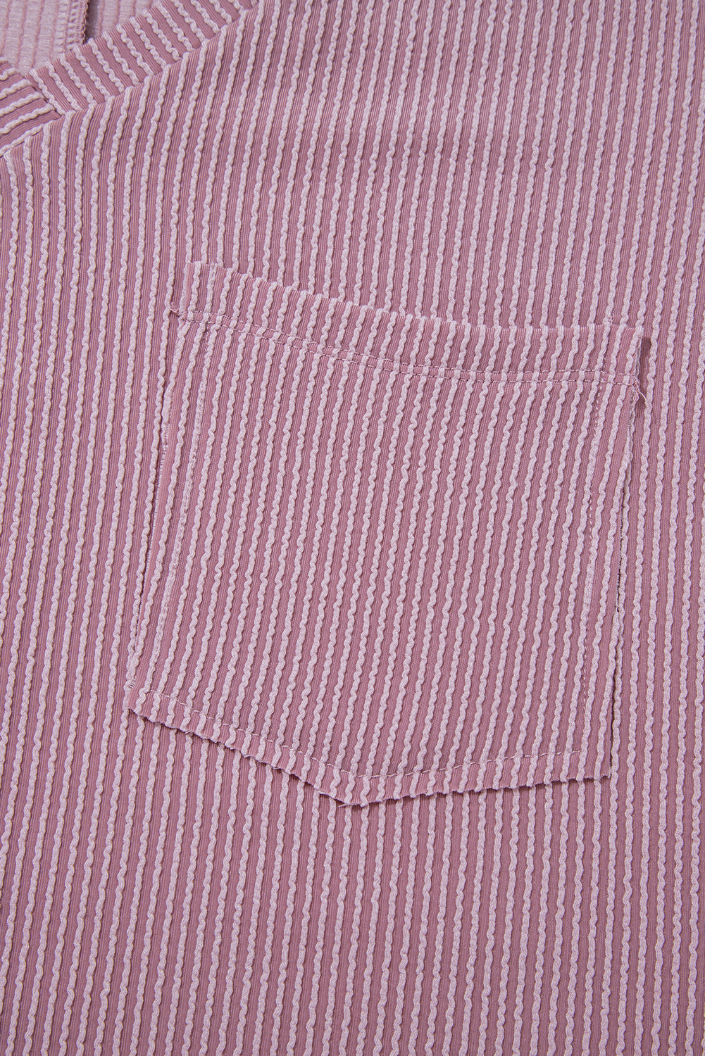 Valerian Textured V-Neck Dropped Shoulder Plus T-Shirt