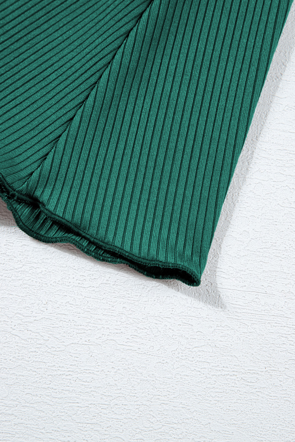 Skobeloff Plus Size Ribbed Contrast Trim Adjustable Straps 2pcs Swimsuit