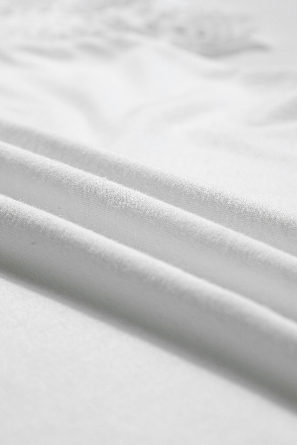 White Seamed Detail Contrast Lace Raglan Sleeve Tee view 15