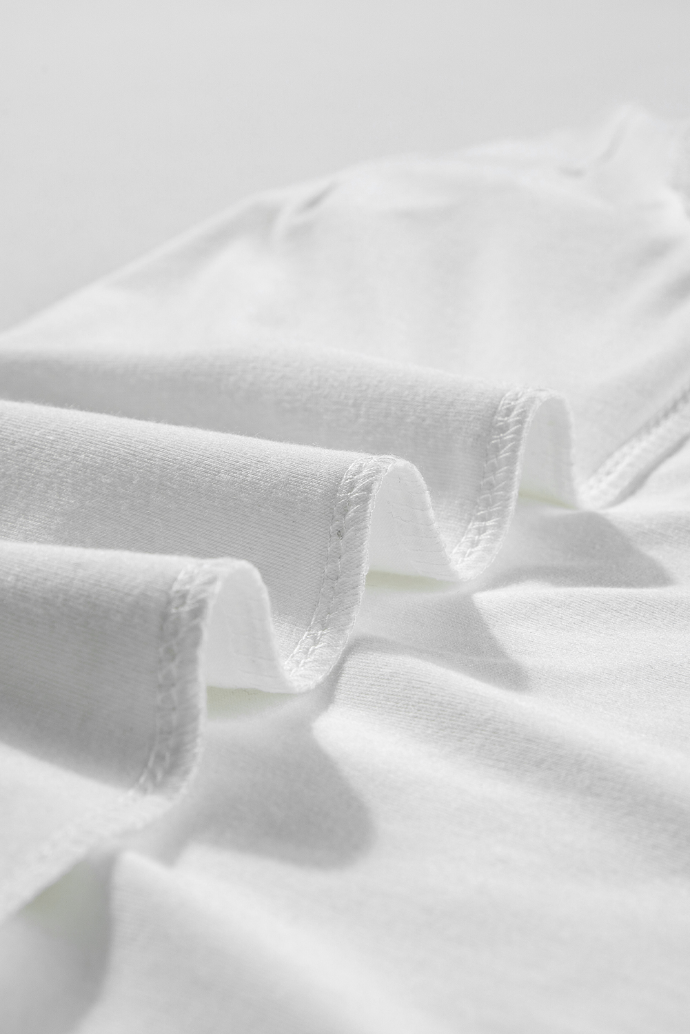 White Seamed Detail Contrast Lace Raglan Sleeve Tee view 16
