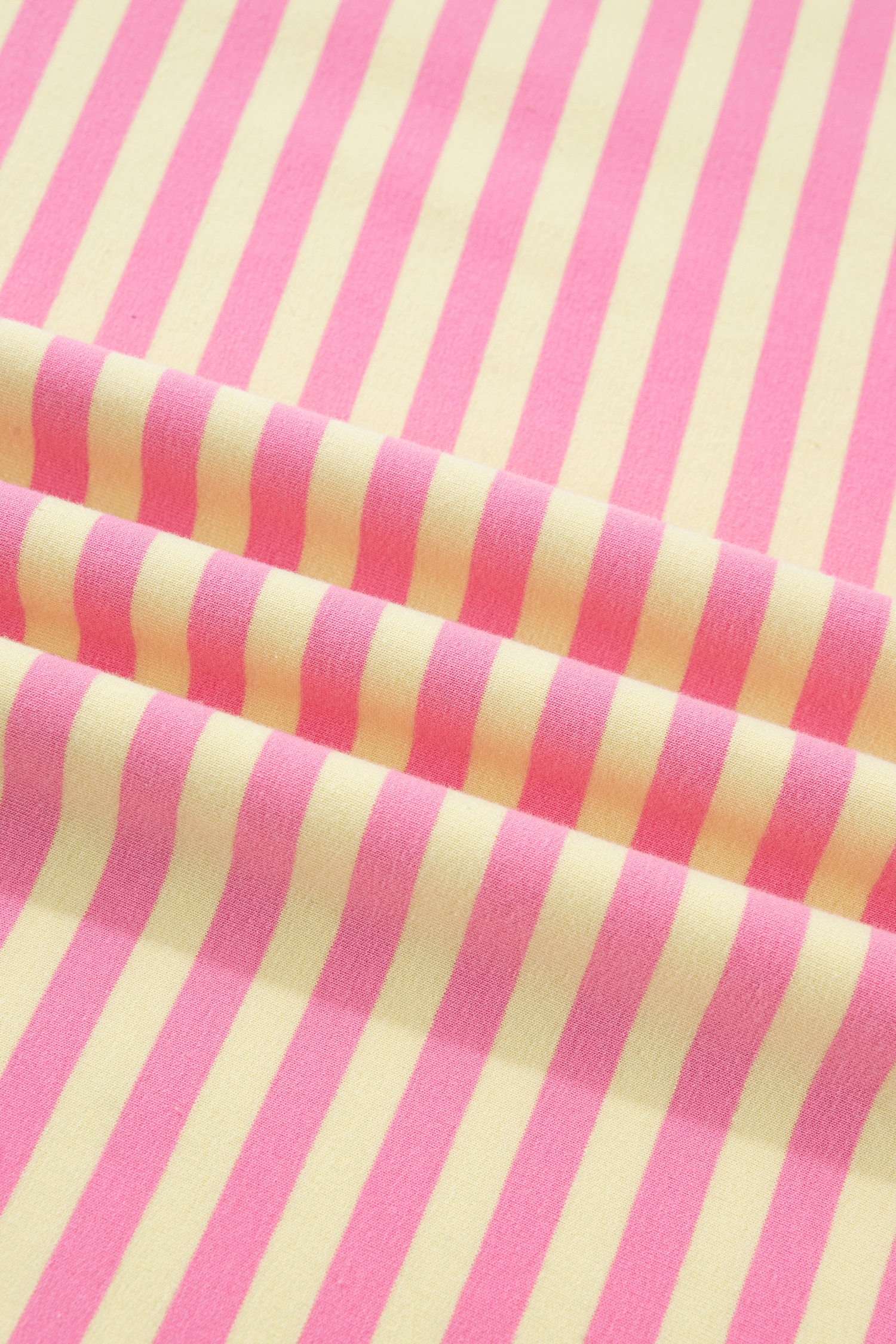 Rose Stripe Boxy Tee Drawstring Elastic Waist Plus Size Short Set